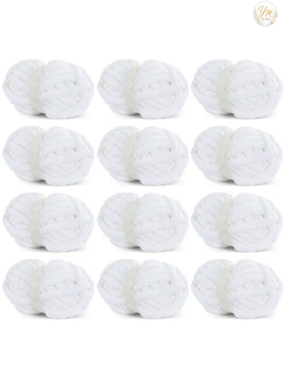 Super Bulky Chunky Chenille Yarn for Crochet Knit Blanket